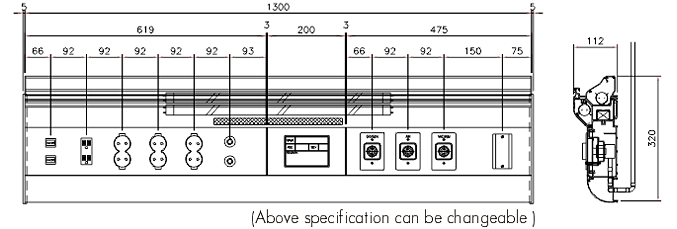 Crown Console System RAIL TYPE