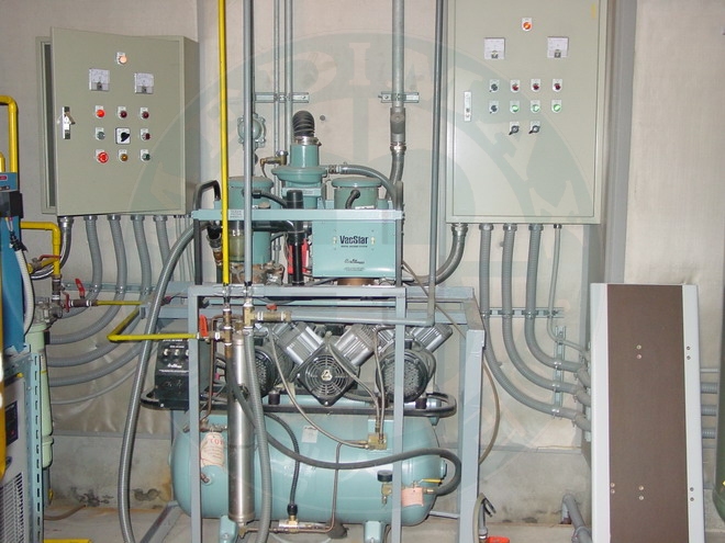 Sistema del compressor de aire médico