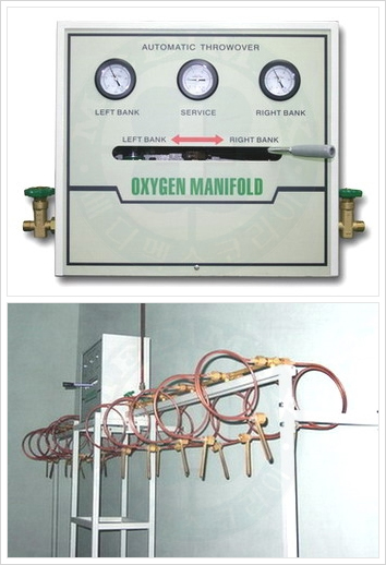 Sistema del colector de gas médico